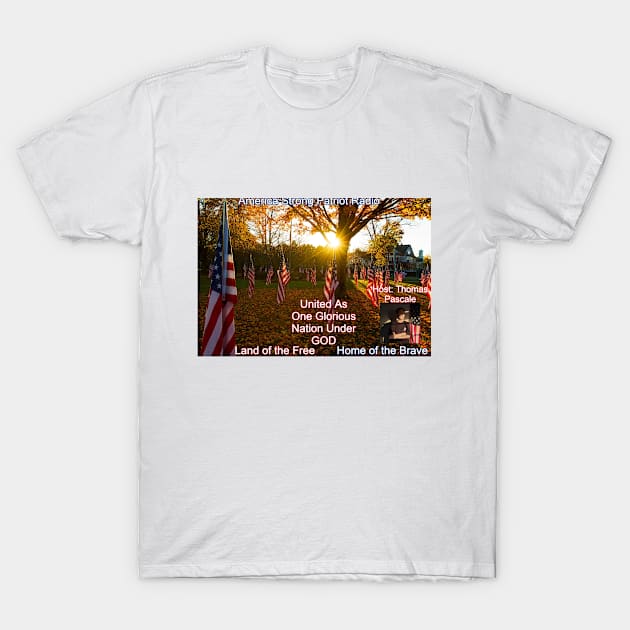 United as One Glorious Nation Under God T-Shirt by America Strong Patriot Radio Store